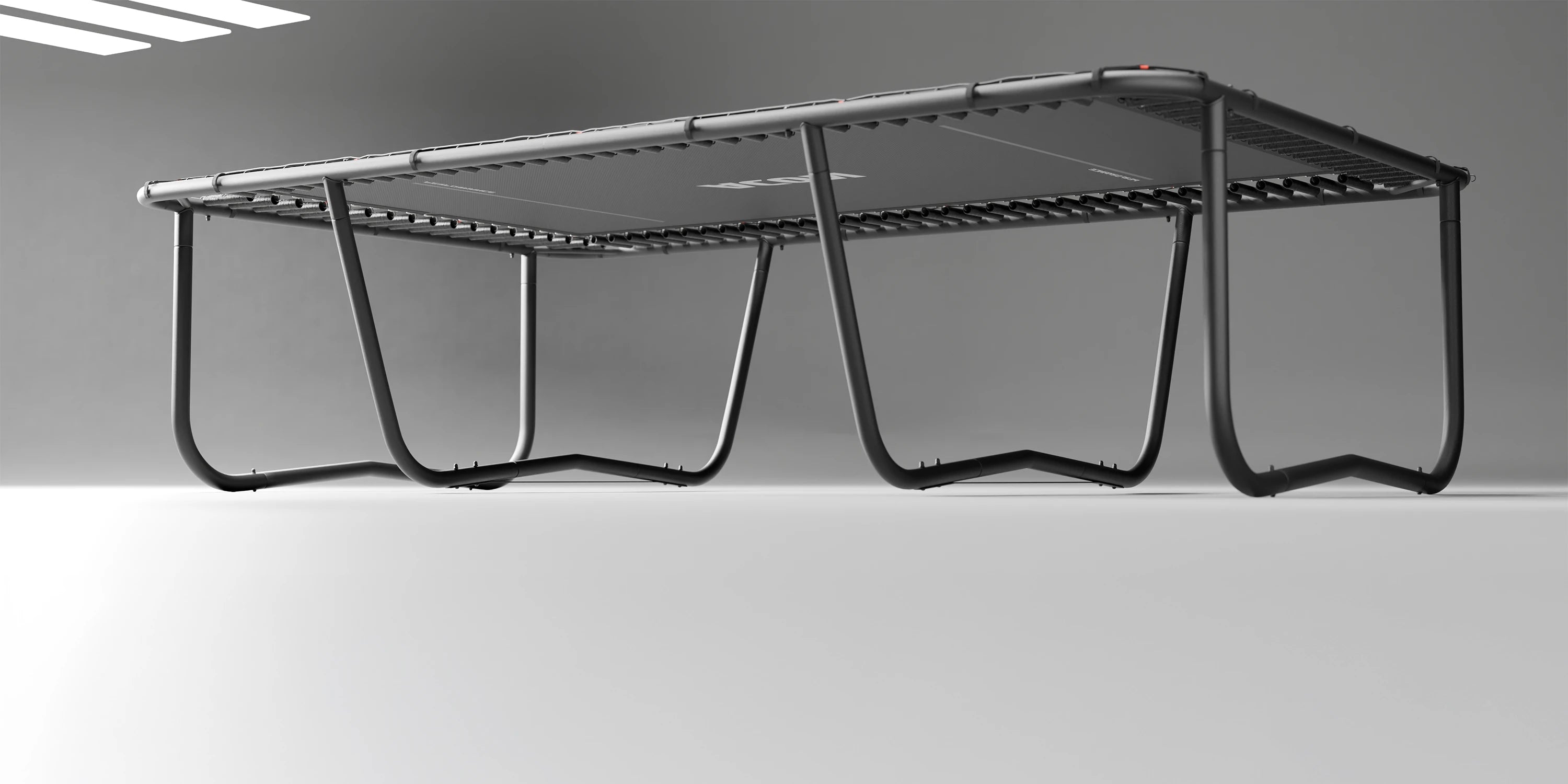 Acon 13 HD Pro trampoline seen from a low angle.