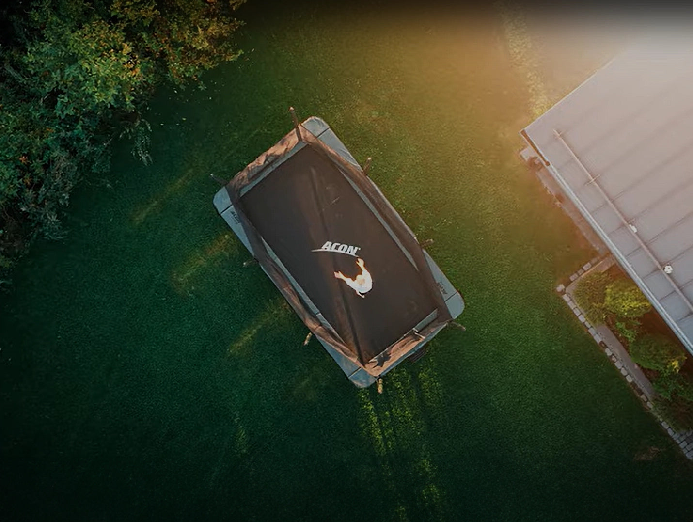 Acon family trampoline video placeholder picture.