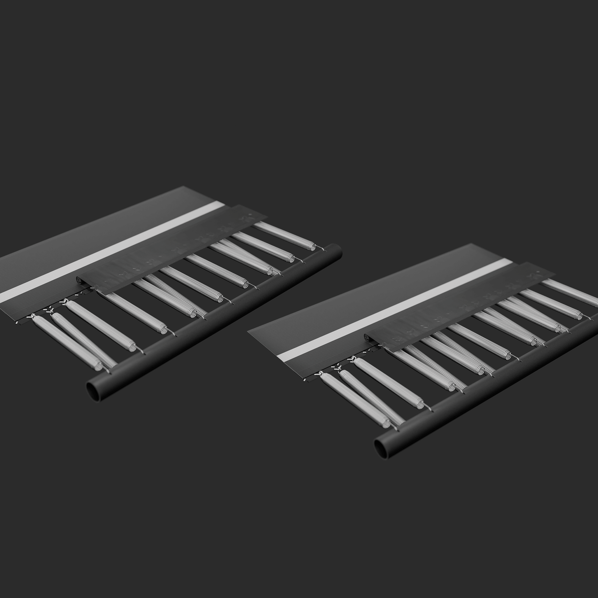 Two different settings of Acon X Performance Springs.