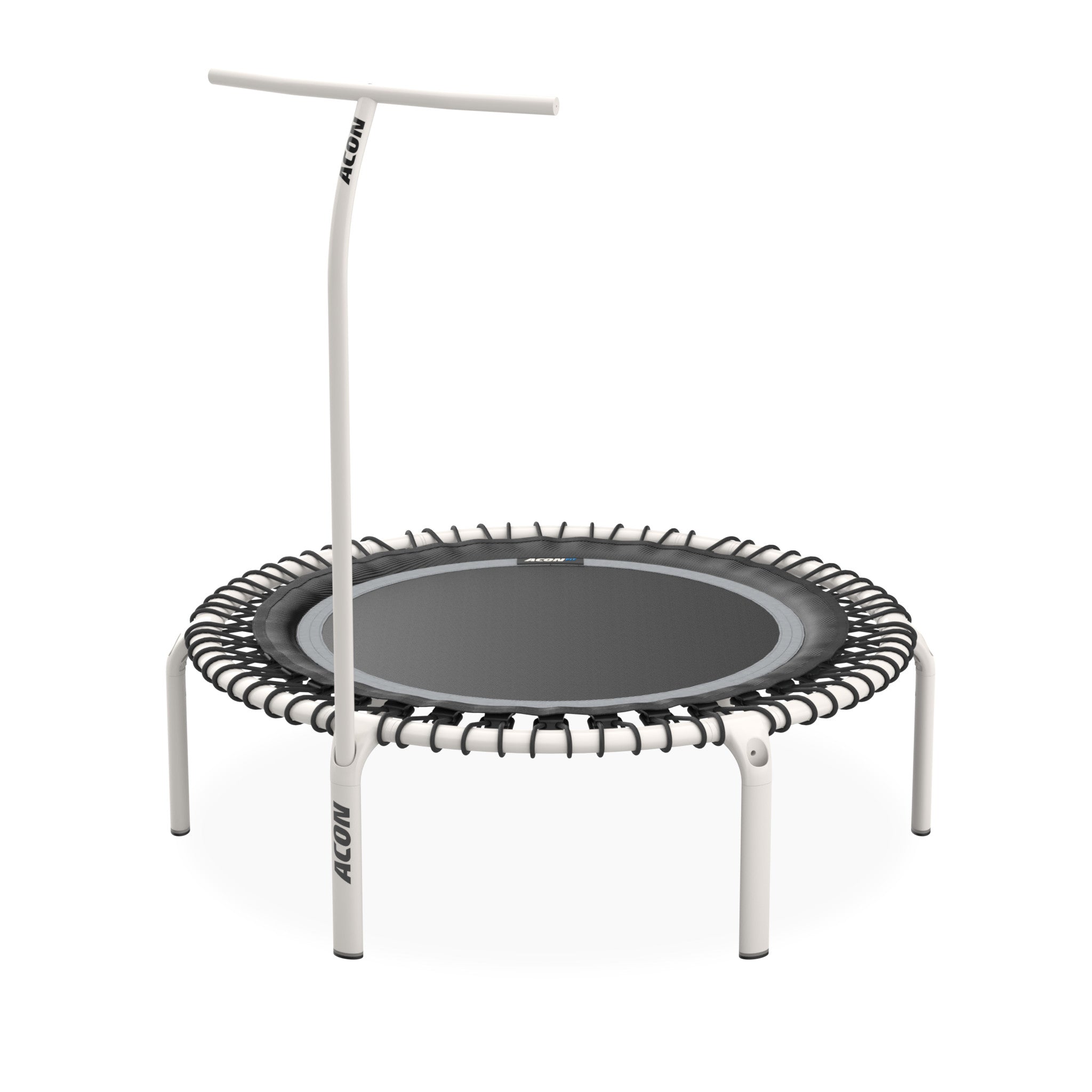ACON FIT 1,12 m Trampoline Round with Handlebar, White.