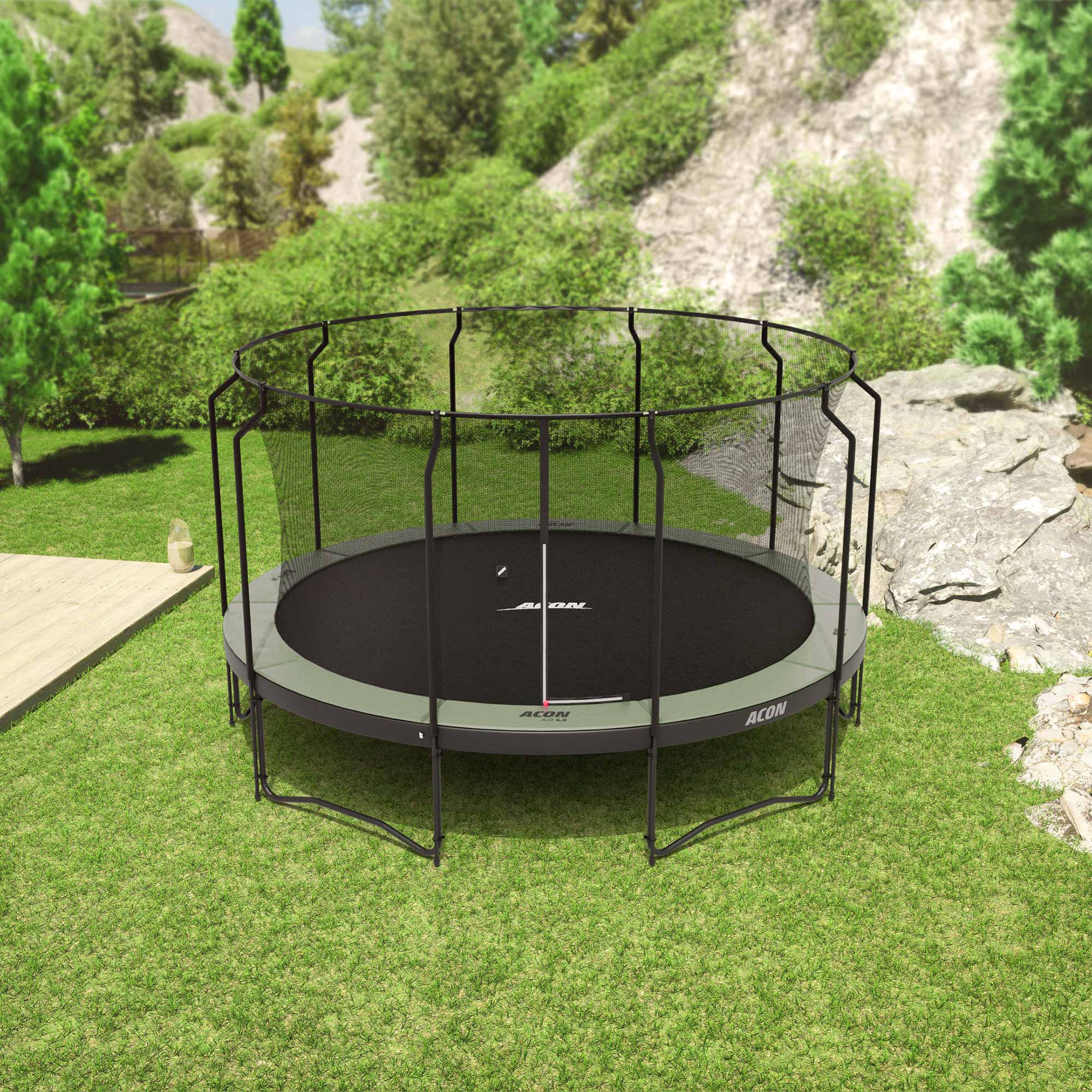 ACON 4,6m Trampoline Package with Enclosure | Buy now! –