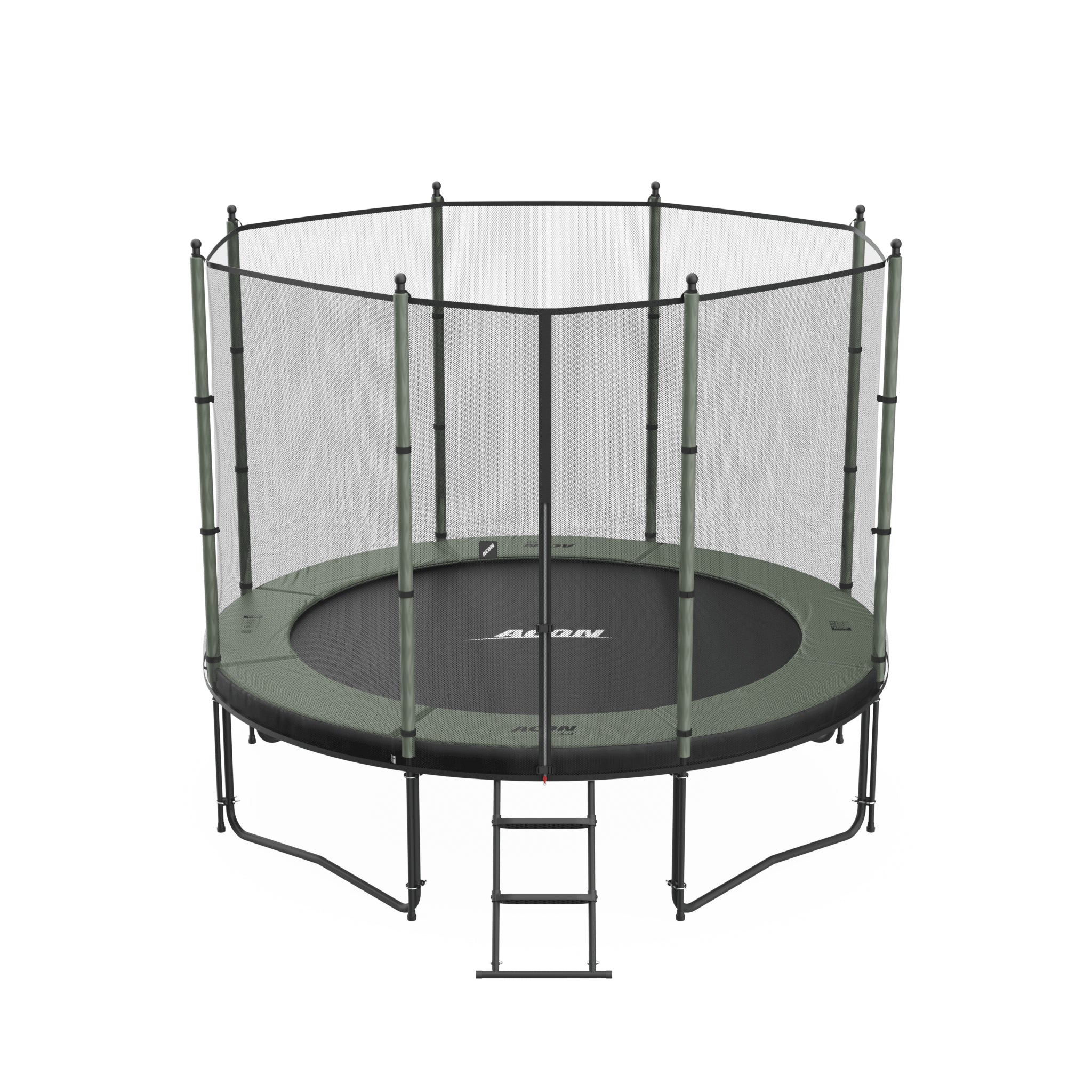 ACON Air 3,0m Trampoline with Standard Enclosure and ladder.