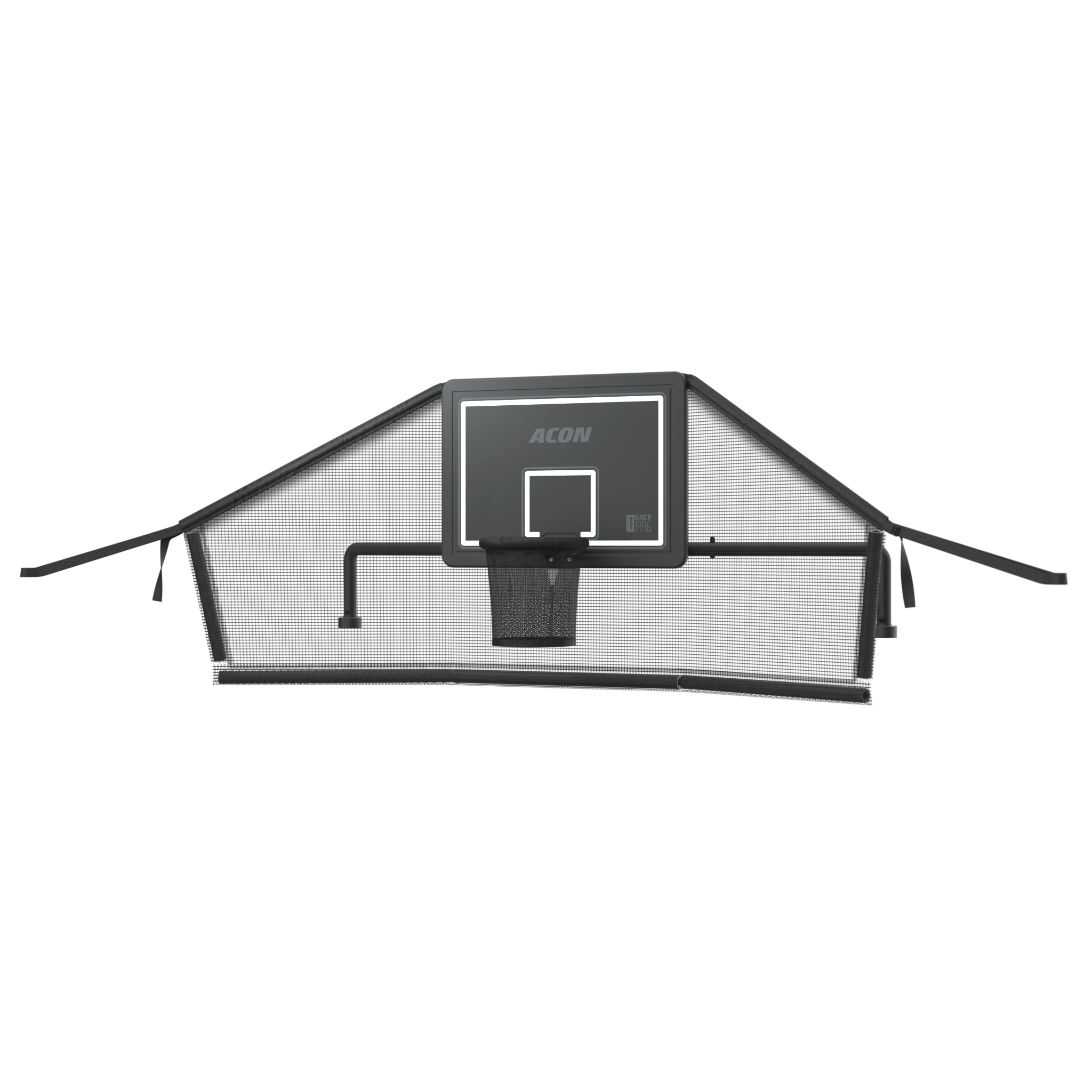 ACON Air Basketball Hoop with Back Net for Rectangular Trampolines