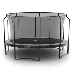 Round Acon Air Trampoline with Premium Safety Net.