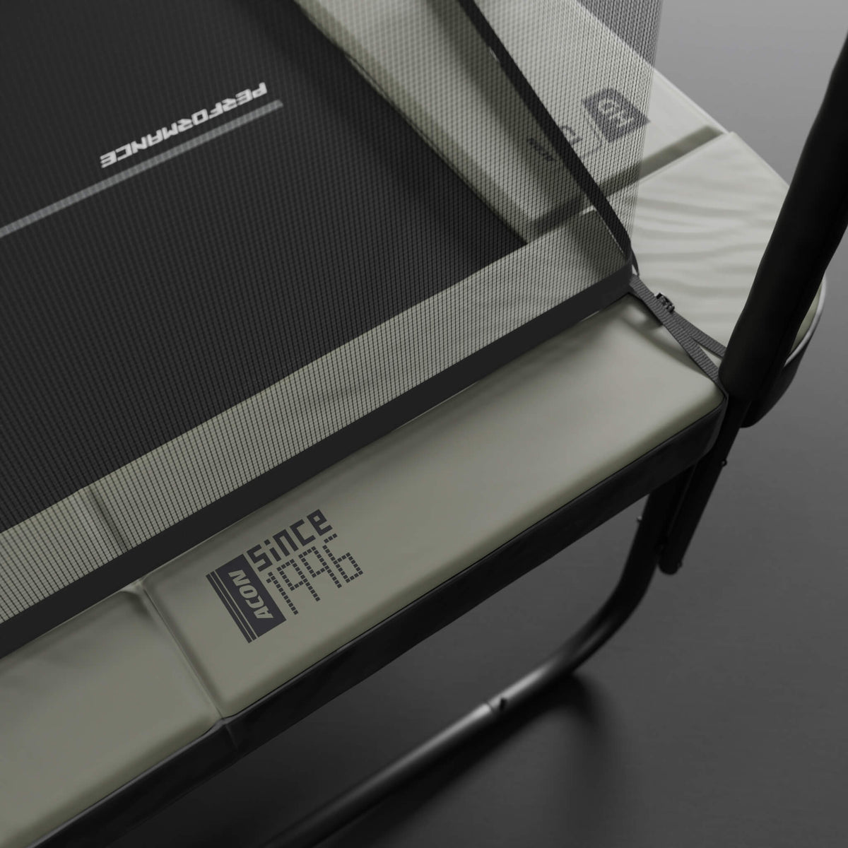 Detail of the padding of the Acon 13 HD PRO trampoline.