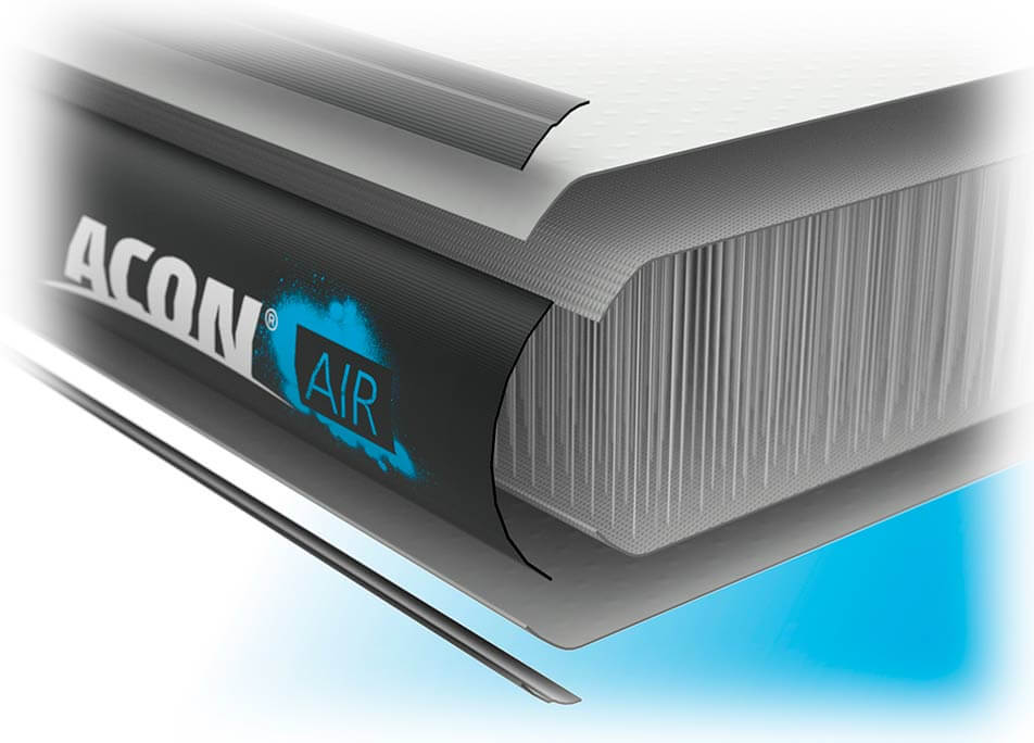 ACON AirTrack Tumbling Mat 3,0m detail picture of layers