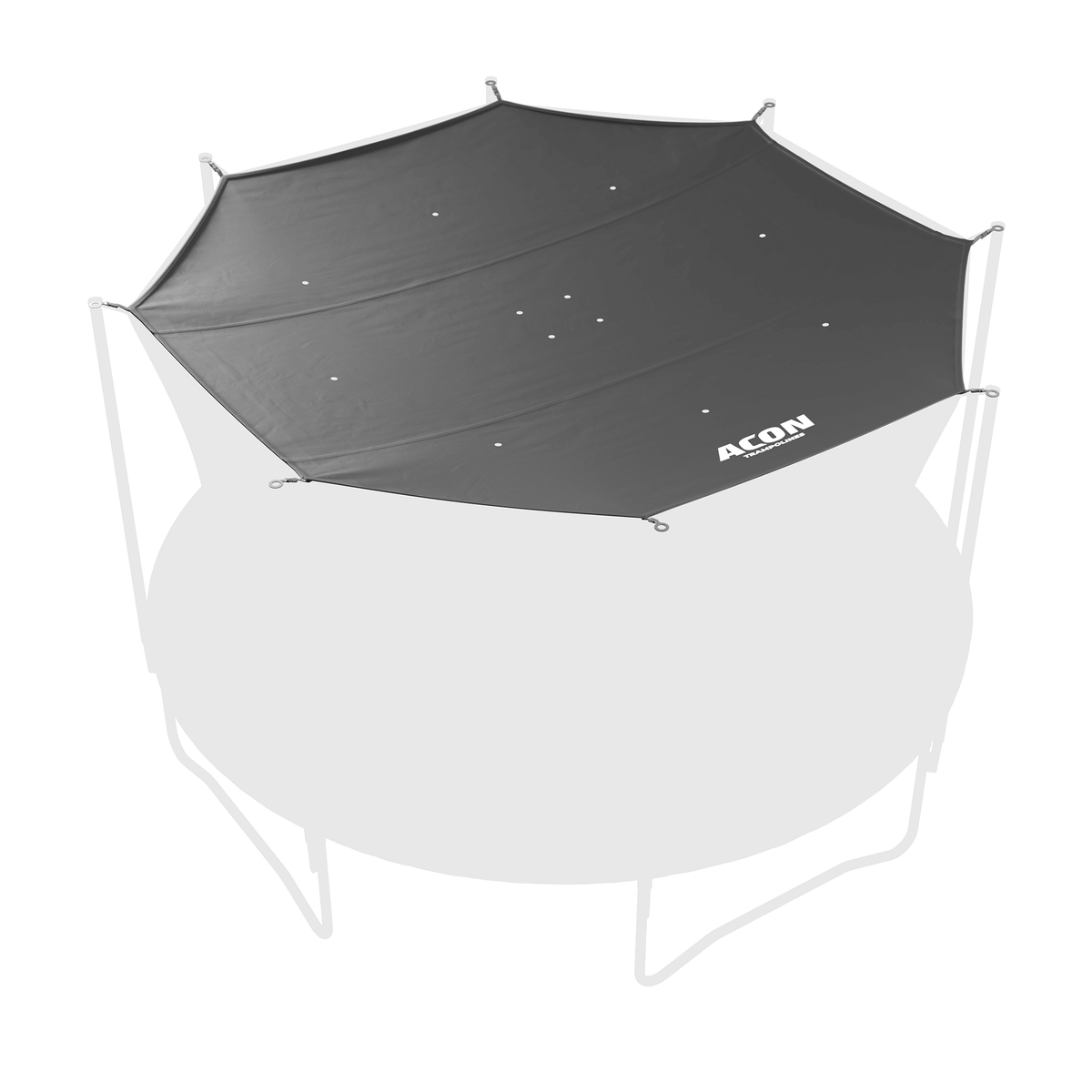 Kids playing on Acon Air Round Trampoline.