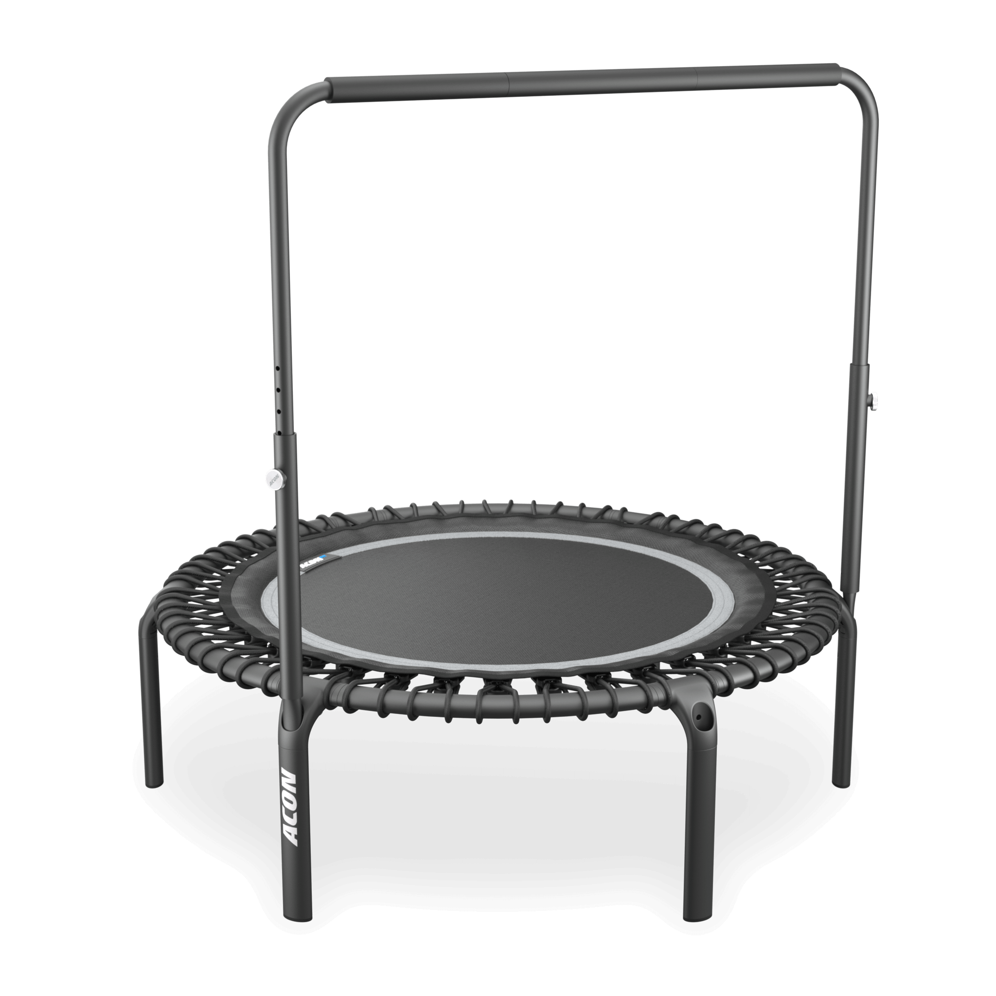 ACON Fit 1,12 m Round Rebounder with Balance Handlebar, black.
