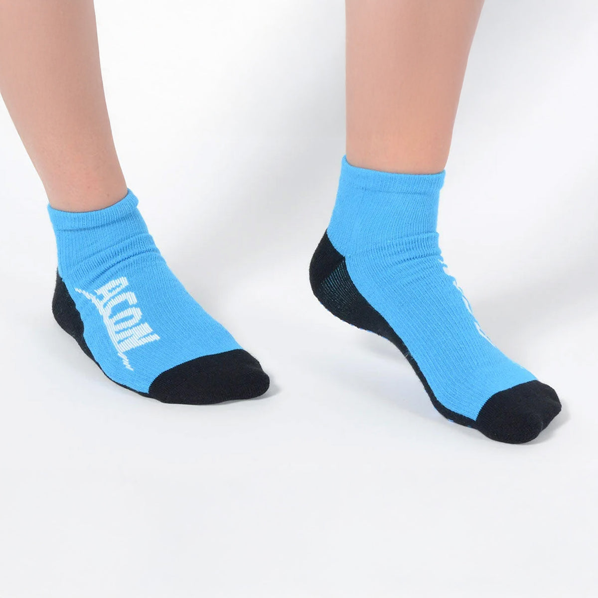 ACON Trampoline socks displayed from the front.