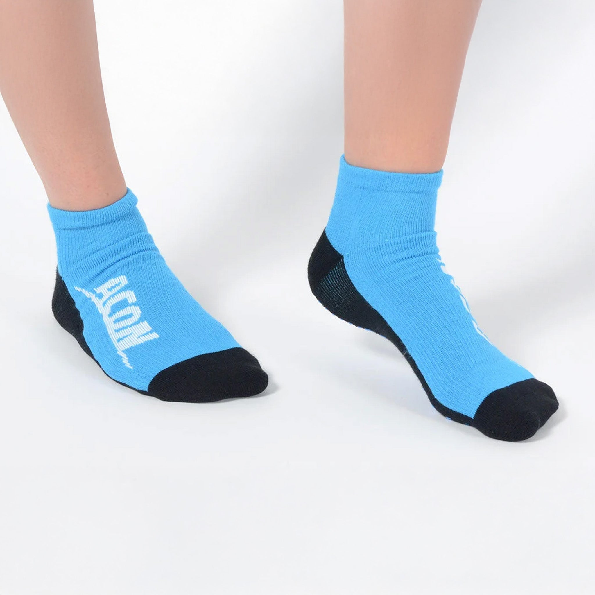 ACON Trampoline socks displayed from the front.