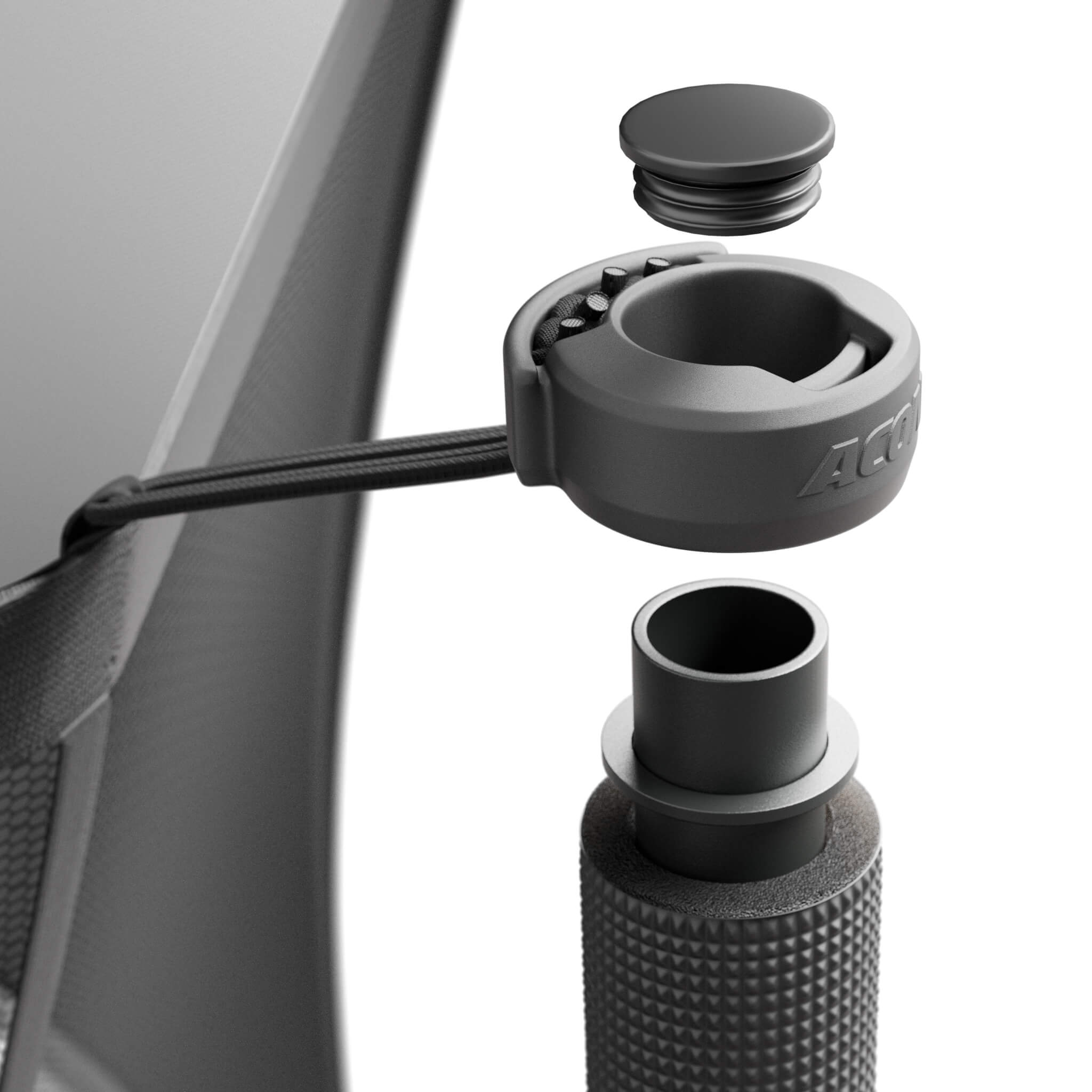 ACON Air 3,7m Round Trampoline with Safety Net and Ladder (5)