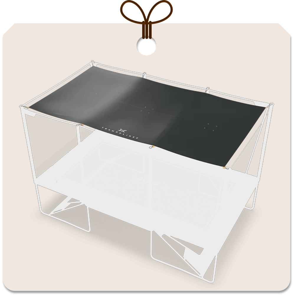 Gift package card with an image of Acon Shade for X Trampoline.
