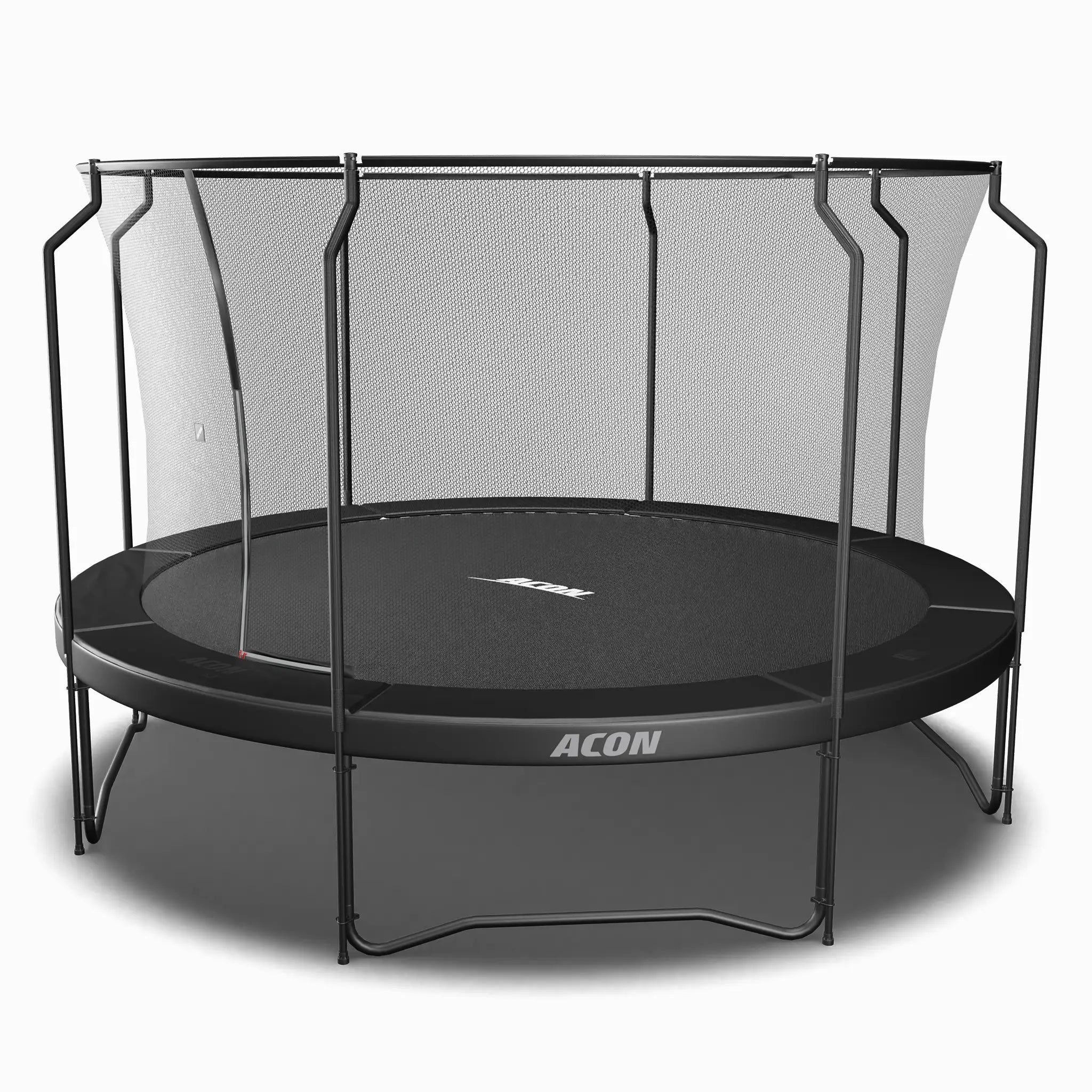 Acon Air 4,3m Black Trampoline with Premium Safety Net.