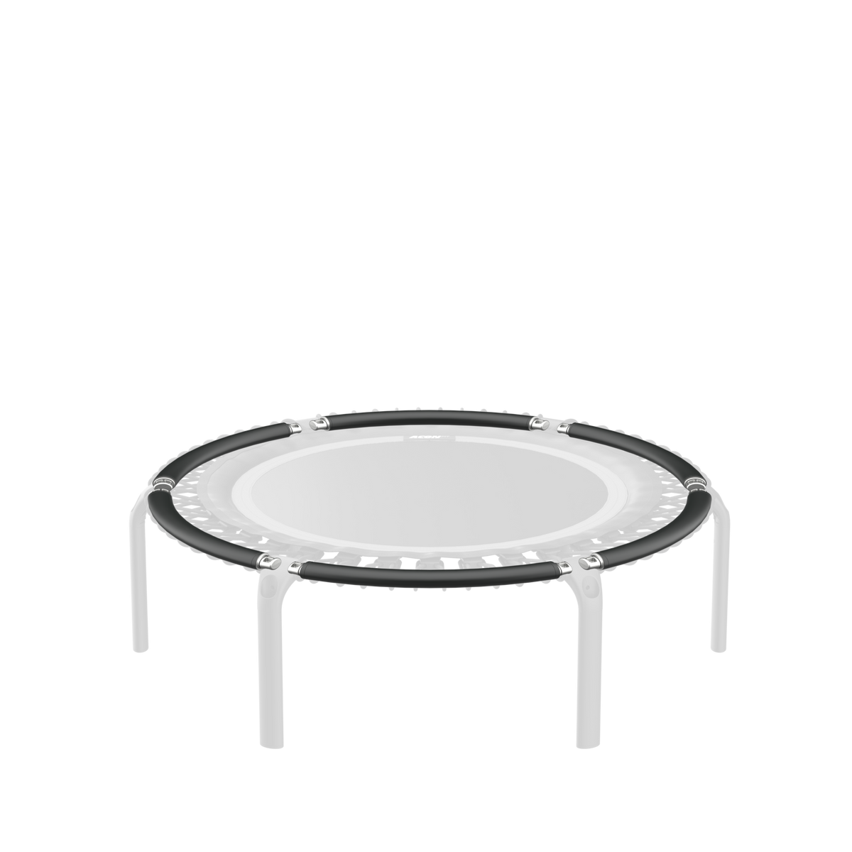 ACON FIT Round Trampoline with black frame tubes