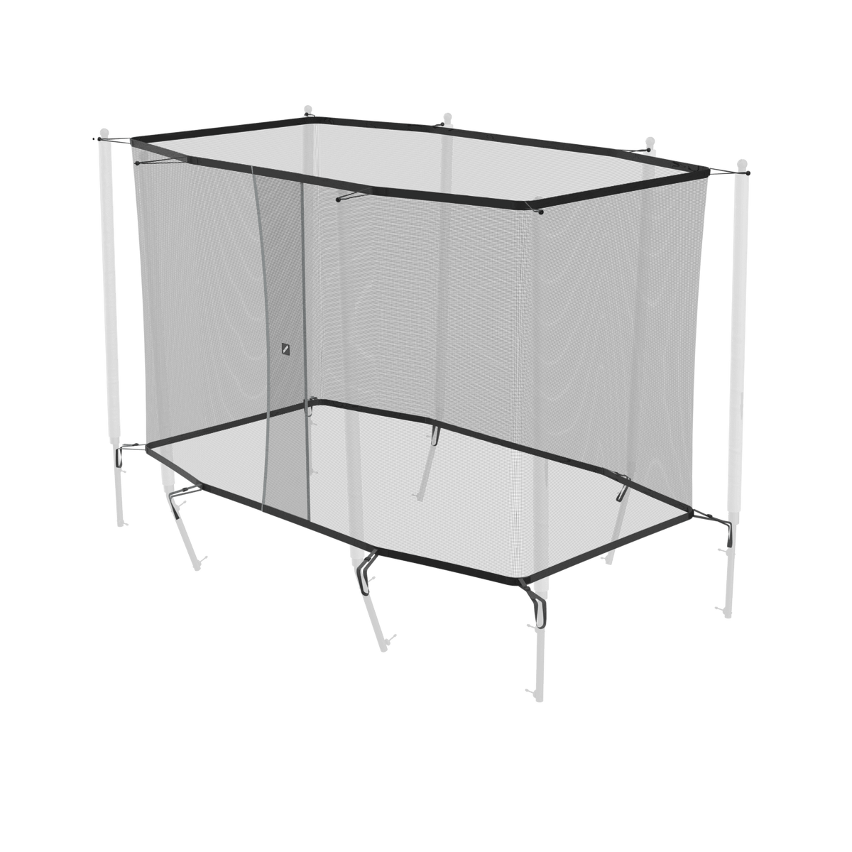 13 HD Replacement Safety Net for Rectangular Trampolines Enclosure on a white background