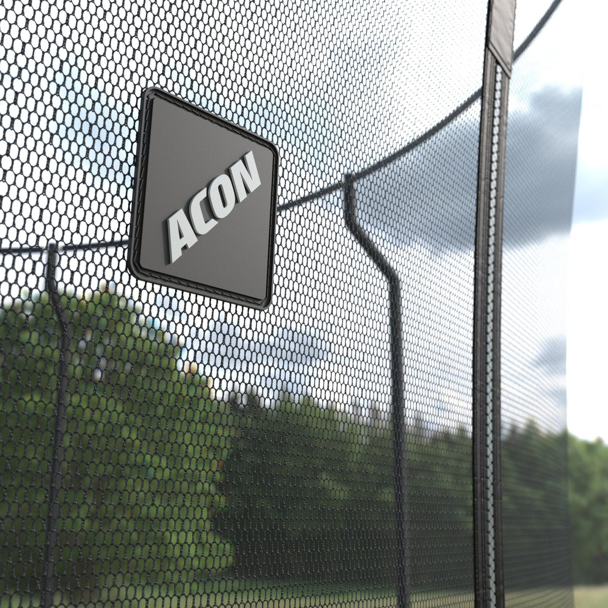 Detail of Premium trampoline enclosure