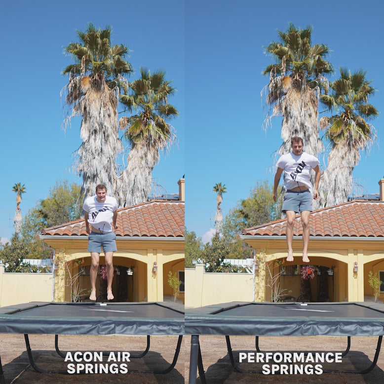 ACON Air 13 Sport HD Performance Rectangular Trampoline with Net and Ladder