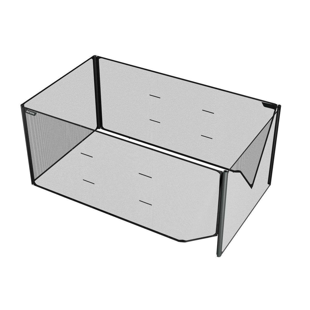 Replacement safety net for ACON X rectangular trampoline enclosure