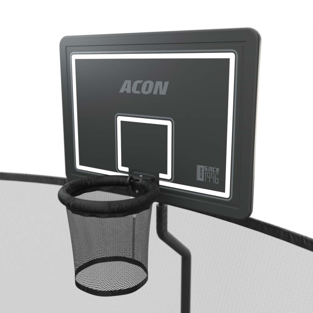 ACON Basketball Hoop for round trampolines.