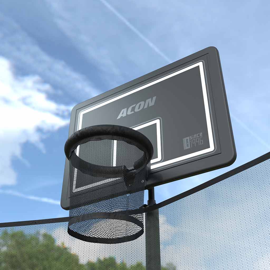 ACON Basketball Hoop for round trampolines.