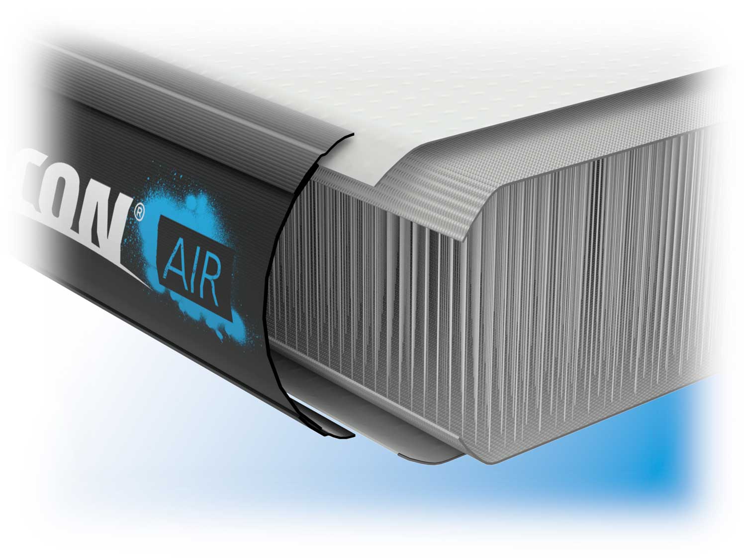 Cross section of AirTrack 20cm structure - acon24.com - Detail layers