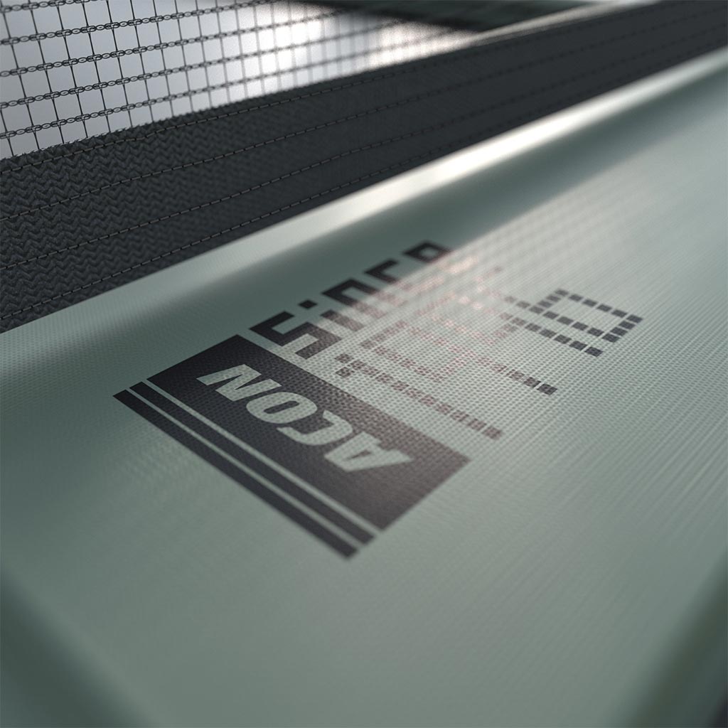 ACON Air 16 HD safet padding detail since 1996.