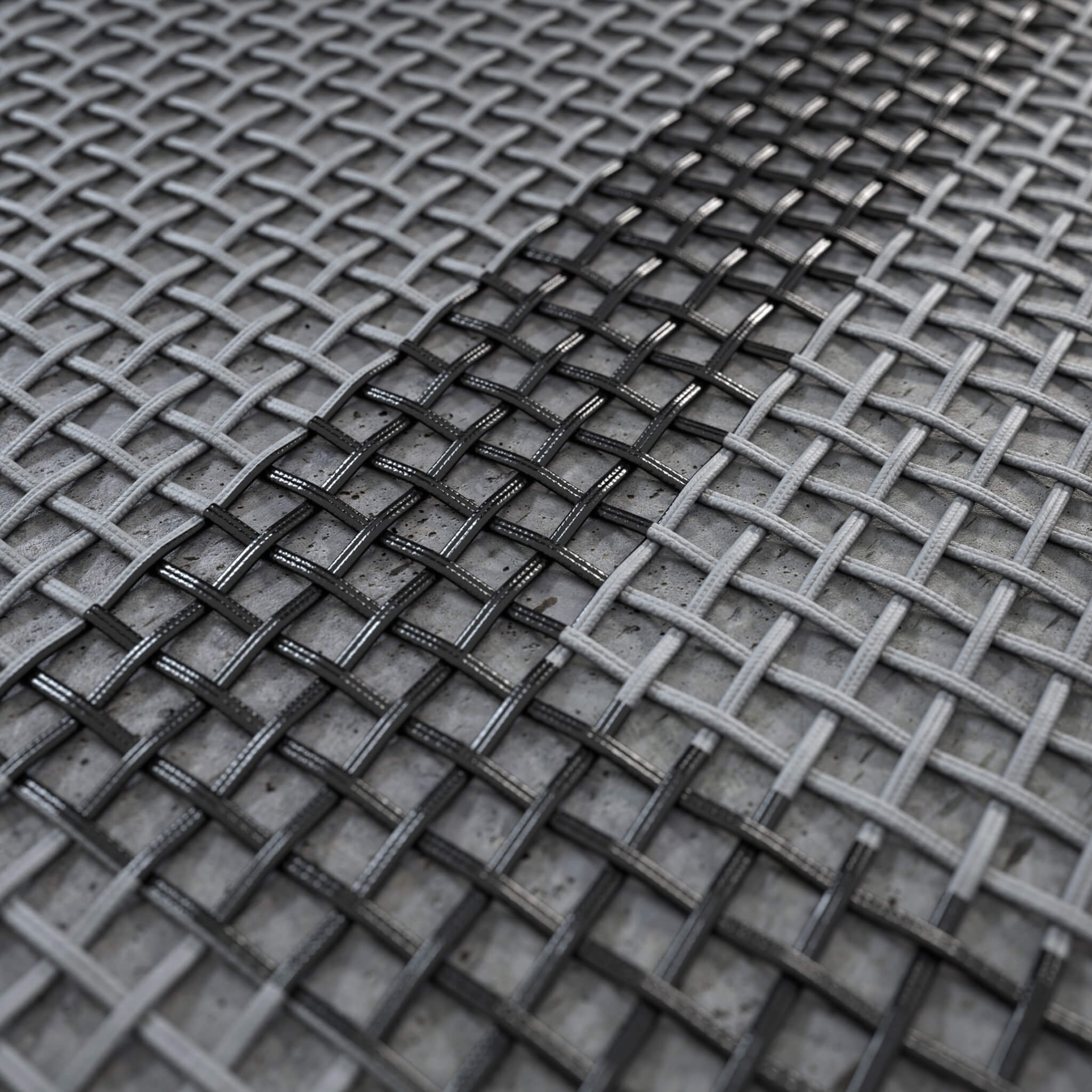 Detail of ACON X Freestyle Trampoline Mat.