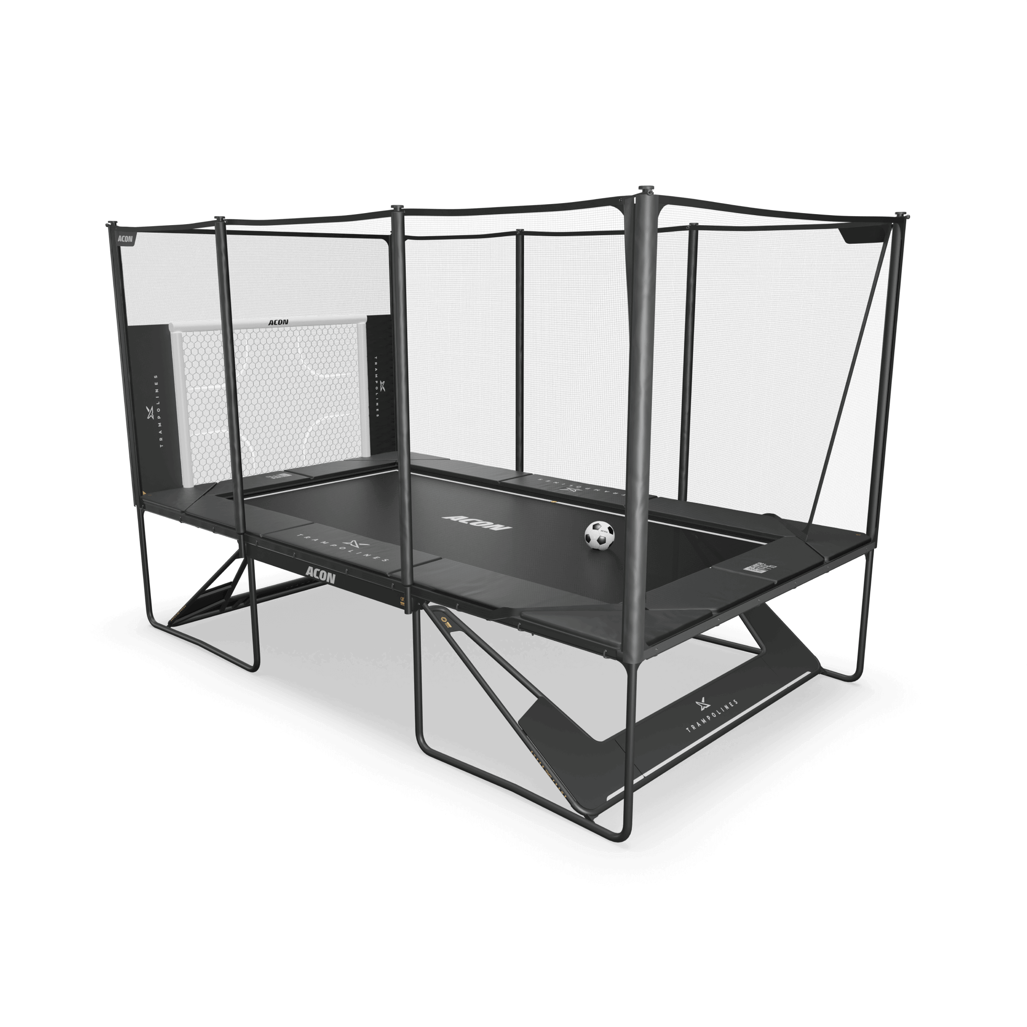 Acon X 17 Trampoline with soccer goal panel